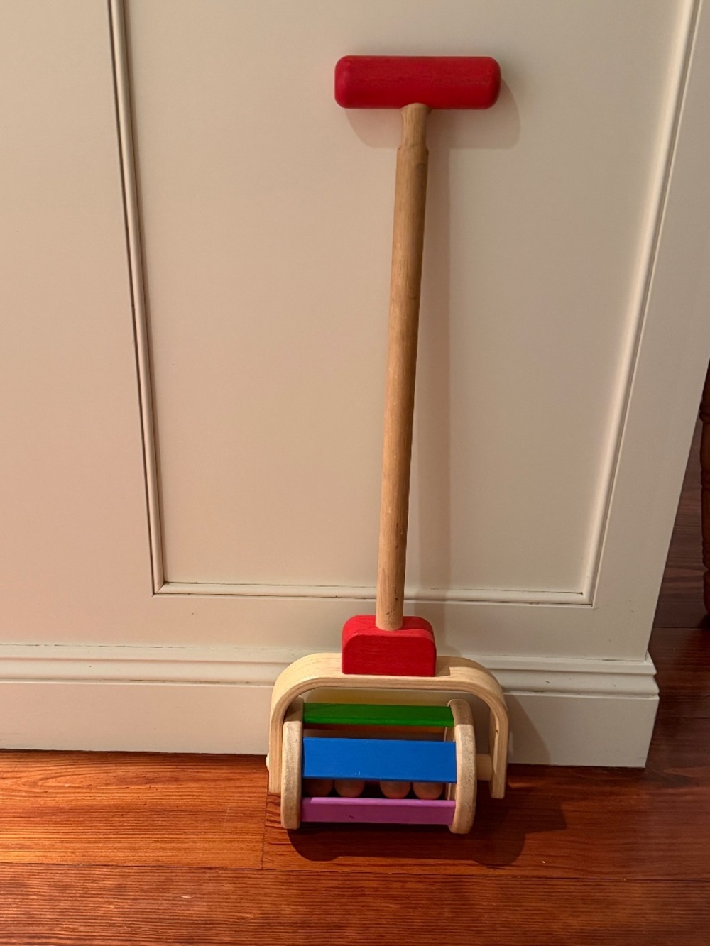 PlanToys Wooden Walk N Roll Push Toy